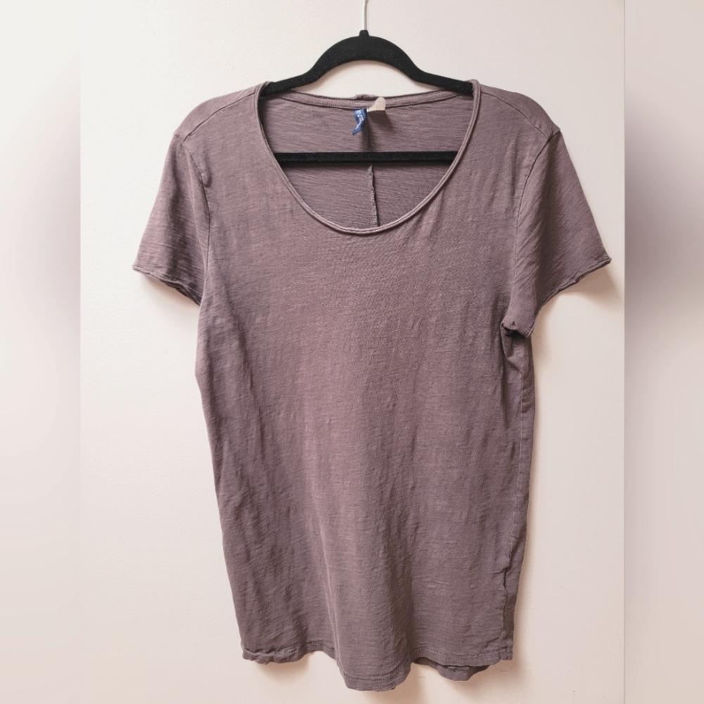 H&M mauve Roll Edge t-shirt - Small
